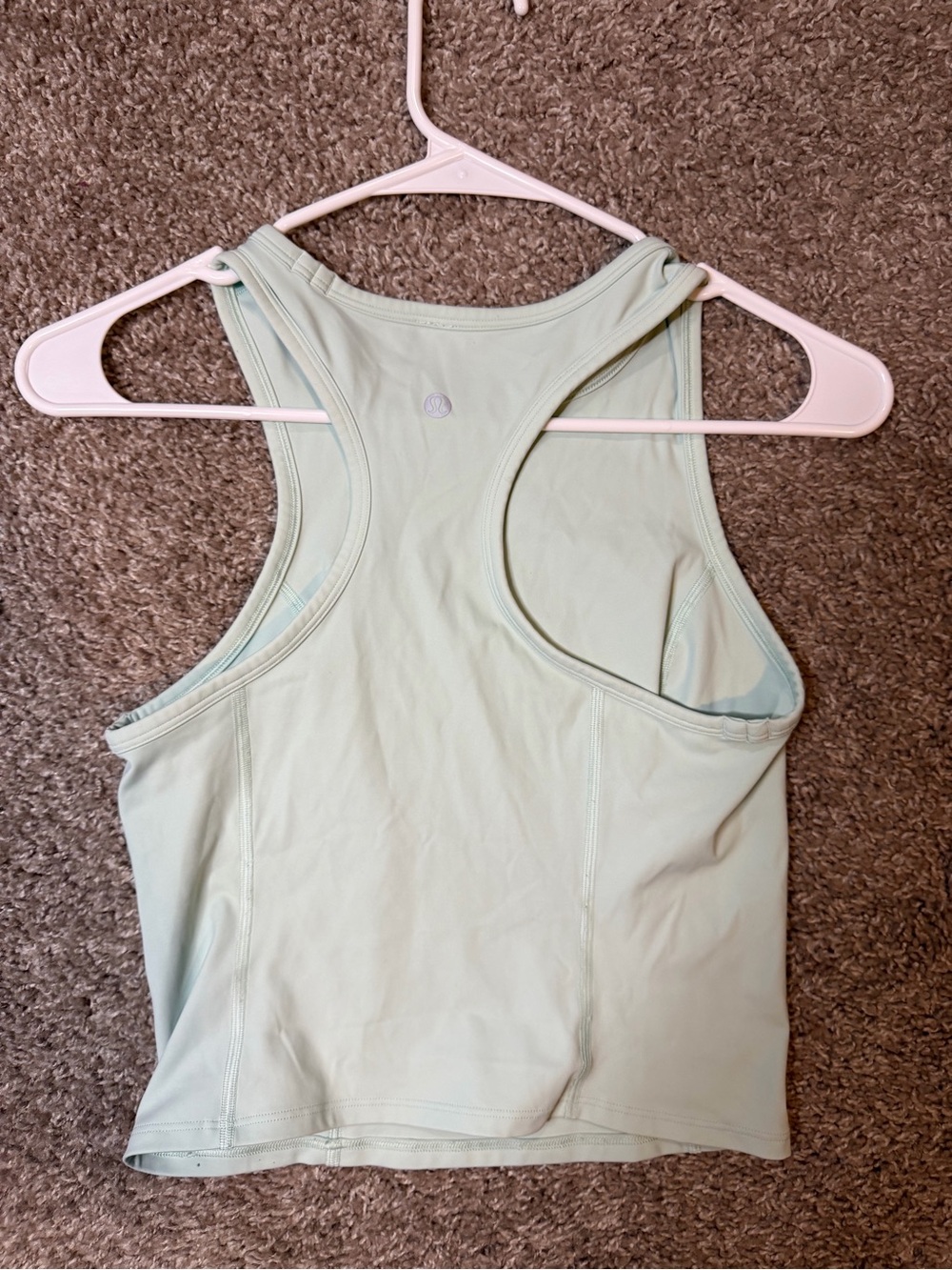 Lululemon Nulux Racerback Cropped Run Tank Top - Small